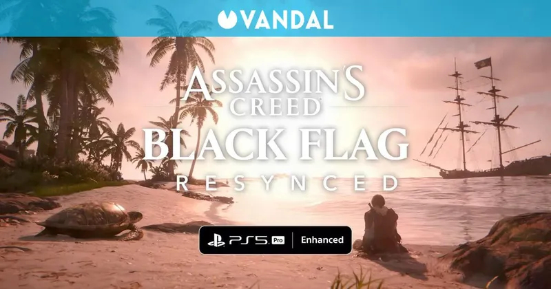 Assassin's Creed Black Flag Resynced confirma todas las mejoras y ventajas que tendrá en PS5 Pro