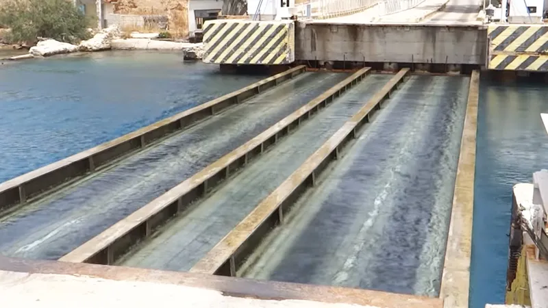 Estos curiosos puentes sumergibles de los años 80 sorprenden por ser una solución alternativa y ¿acertada?