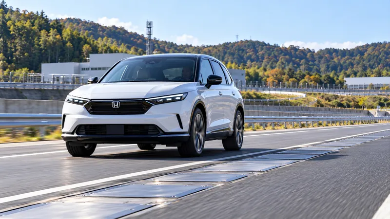 Honda quiere convertir la carretera en un cargador gigante: los eléctricos se recargarán en marcha y soportará camiones de 20 toneladas