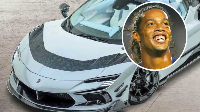 Ronaldinho incendia las redes en Miami con un superdeportivo que cuesta un ojo de la cara y él no puede conducir