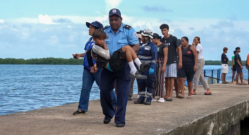 Familias indígenas de Puerto Cabezas participan en el Tercer Ejercicio Multiamenazas