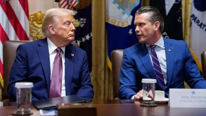 Trump, frustrado por Irán, confronta a Hegseth por escasez de municiones