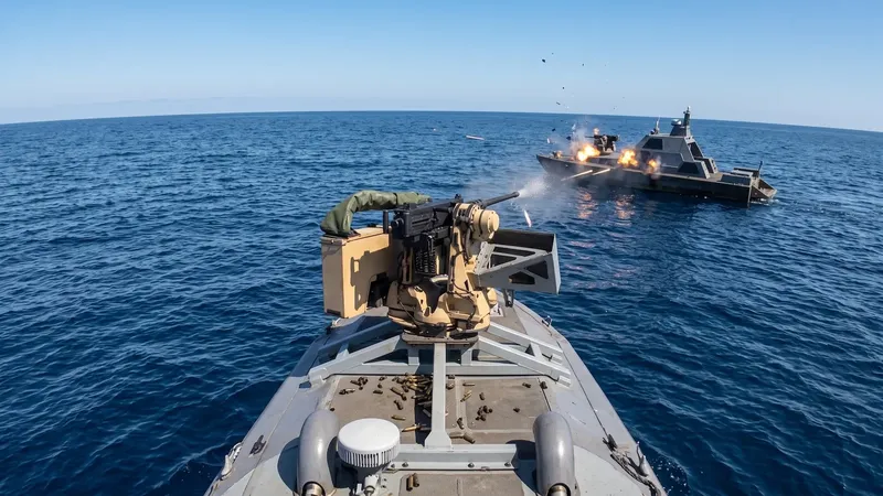 El futuro ya está aquí: el primer enfrentamiento naval entre drones sorprende a toda Europa y deja un barco hundido