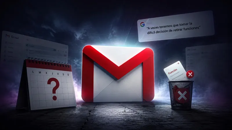 Google ya pone fecha para eliminar una característica clave de Gmail: «A veces tenemos que tomar la difícil decisión de retirar funciones»