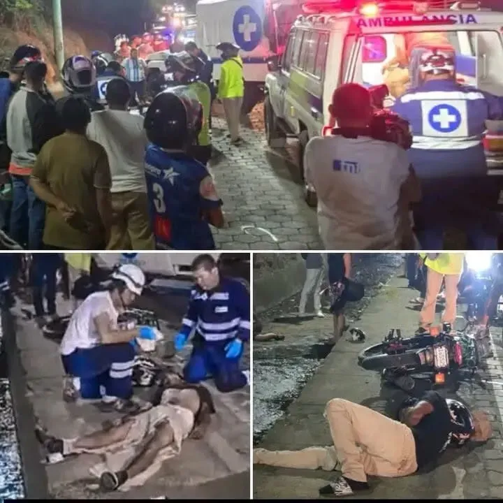 Colisión entre motocicletas deja 3 lesionados en Ticuantepe