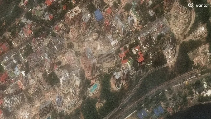IMPACTANTES IMÁGENES del antes y después de los devastadores terremotos en Venezuela