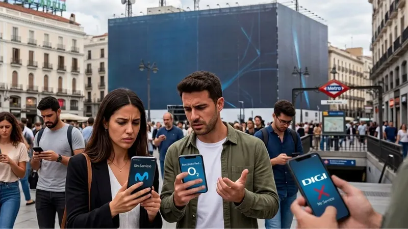 Movistar y O2 con problemas de cobertura: los clientes de Digi también afectados