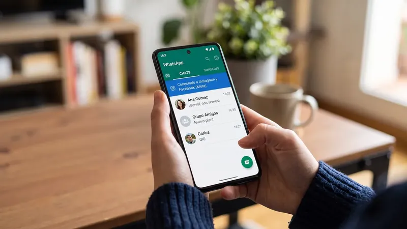 WhatsApp funcionará con Instagram y Facebook: la nueva función que cambia la app por completo