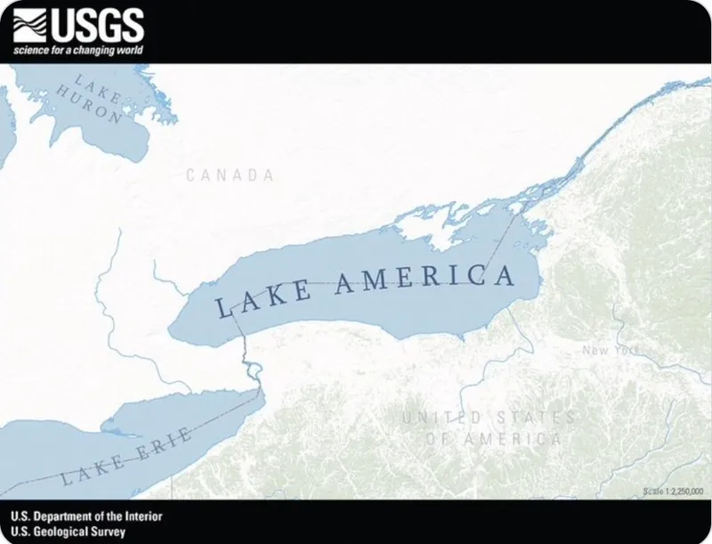 Servicio Geológico de EE.UU oficializa el nuevo nombre del lago Ontario