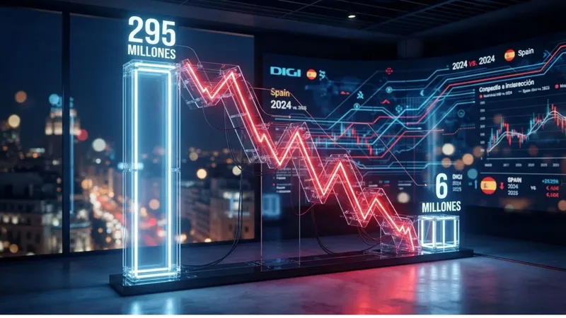 El beneficio de Digi en España cae un 98%: de 295 millones a solo 6 en 2025