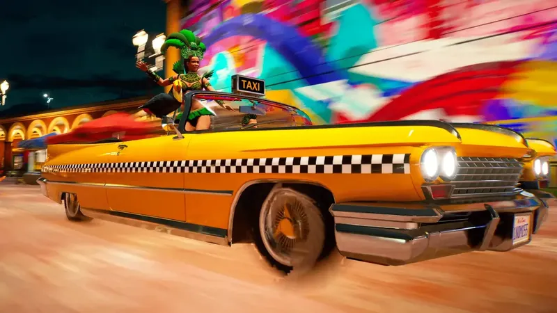 Crazy Taxi World Tour viaja a Brasil y desvela un nuevo y espectacular escenario a ritmo de samba