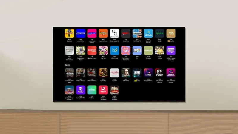 Las Smart TV de Samsung estrenarán cuatro canales gratis de cine para sus usuarios antes de que acabe el año