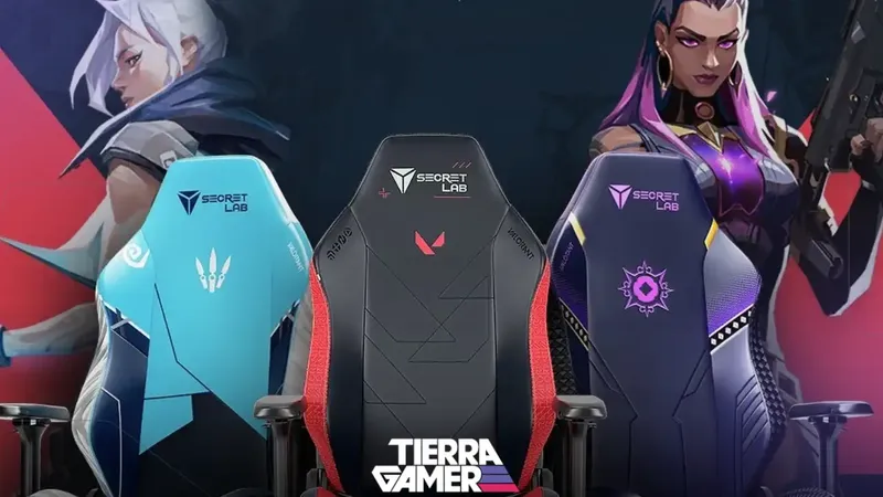 Secretlab presenta sus sillas de VALORANT inspiradas en Jett y Reyna