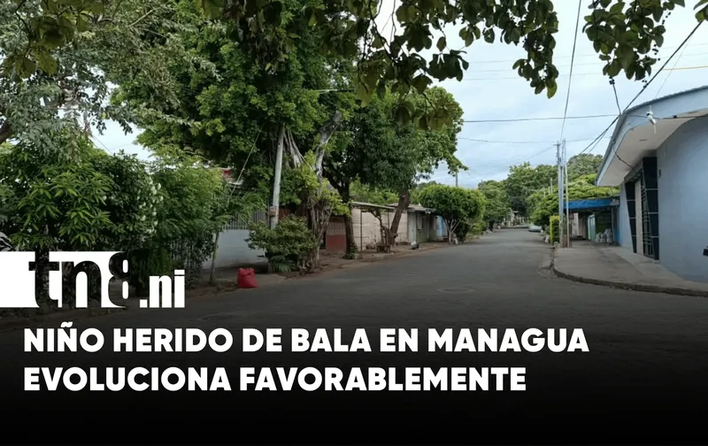 ¡Buenas noticias! Niño baleado en Managua muestra recuperación favorable
