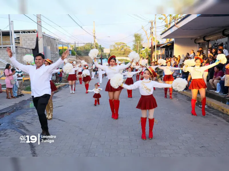 Celebran Festival de Comparsas y Bandas Rítmicas en Diriomo