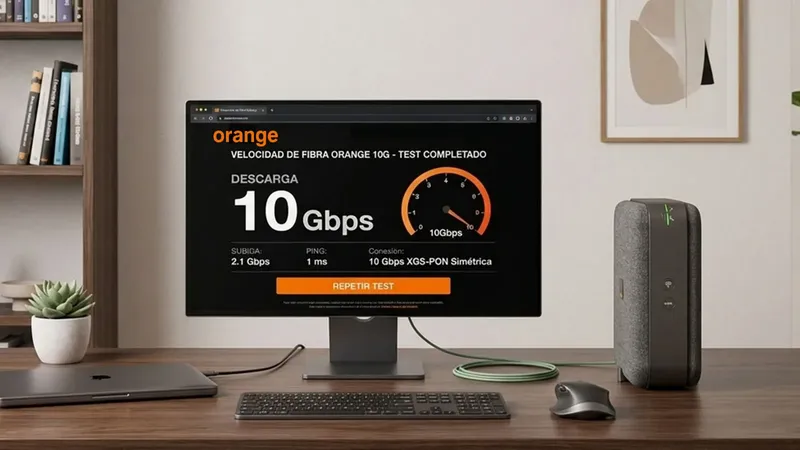 Así es la oferta de Orange para que pruebes gratis su fibra de 10 Gbps desde mayo