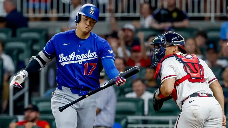 Los Dodgers son blanqueados y barridos por Atlanta