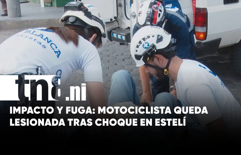 El Alto estaba ahí: camioneta embiste a motociclista en Estelí
