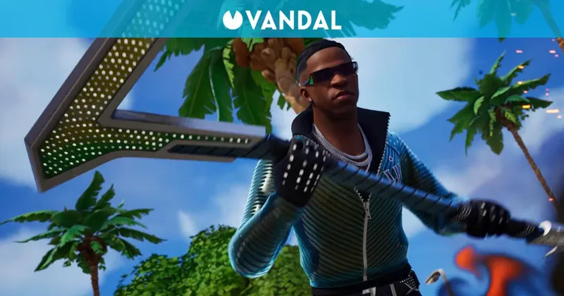 Vini Jr., la estrella brasileña del Real Madrid, salta a Fortnite con dos skins, emote propio y una copa especial