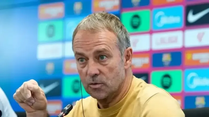 Rueda de prensa de Flick y Pedri, en directo