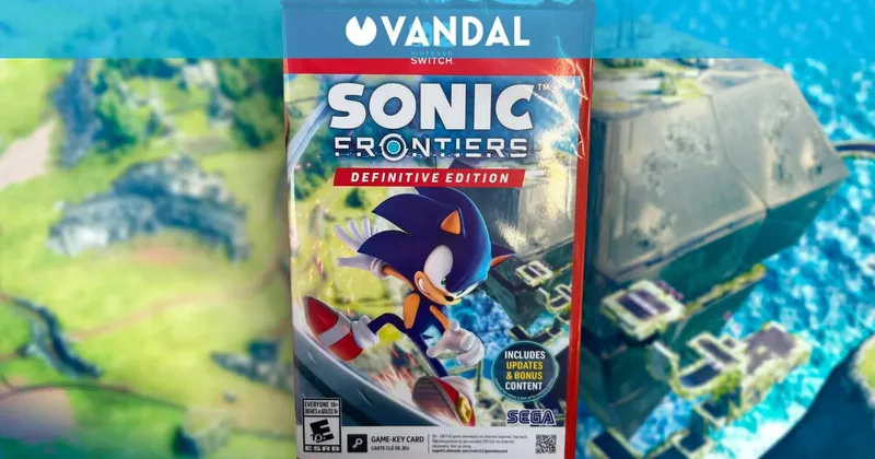 Sonic Frontiers: Definitive Edition para Switch 2 se filtra en su edición física antes del anuncio oficial