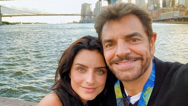 ¿Campanas de boda? Aislinn Derbez reacciona a los rumores originados por su papá
