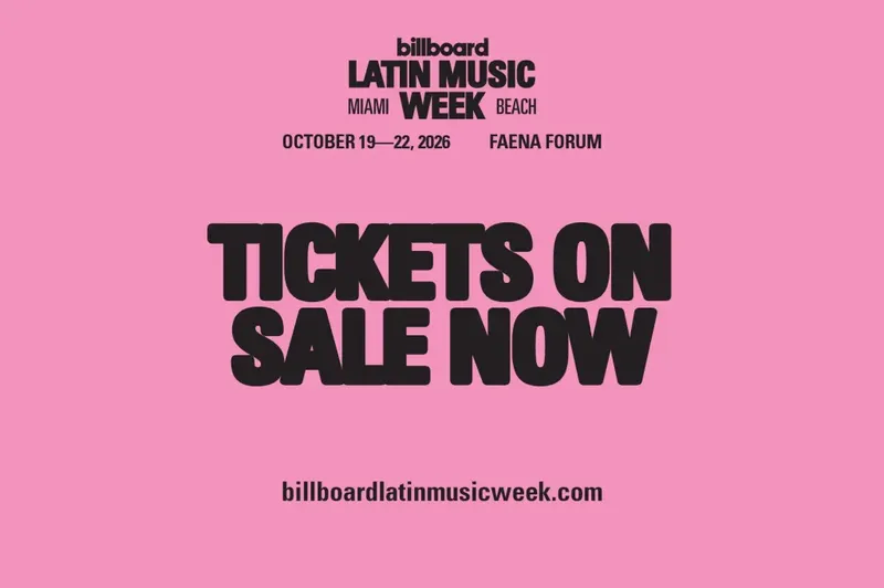 Greeicy, Jay Wheeler, Kany García, Rawayana, Ryan Castro, Trueno y más a Billboard Latin Music Week 2026