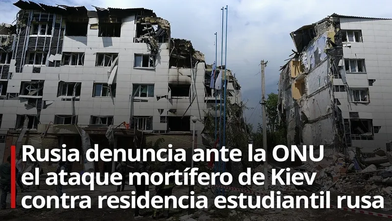EN VIVO: Nebenzia ofrece una rueda de prensa sobre el ataque mortal de Ucrania contra jóvenes rusos