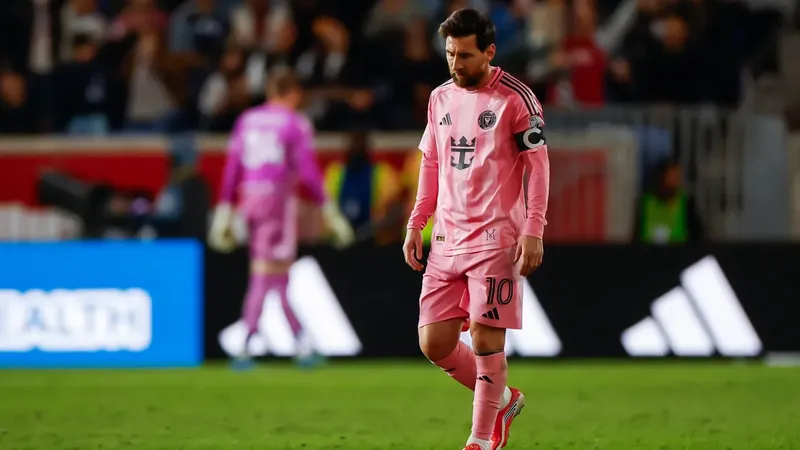 Messi no se pudo poner la capa de héroe en el tropiezo de Inter Miami con New York RB