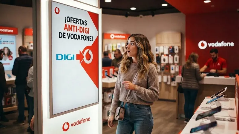 Vodafone lanza tres tarifas anti Digi que son insuperables: móvil por 5 euros y dos ofertas de fibra muy barata