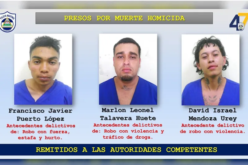 Capturan a 5 sujetos señalados por homicidios en Estelí y Jinotega