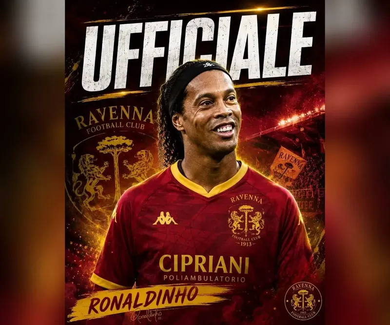 Ronaldinho ficha por el club italiano Ravenna