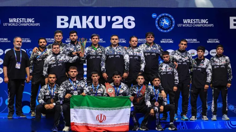 Irán logra subcampeonato de lucha libre por un punto en Mundial Sub-17