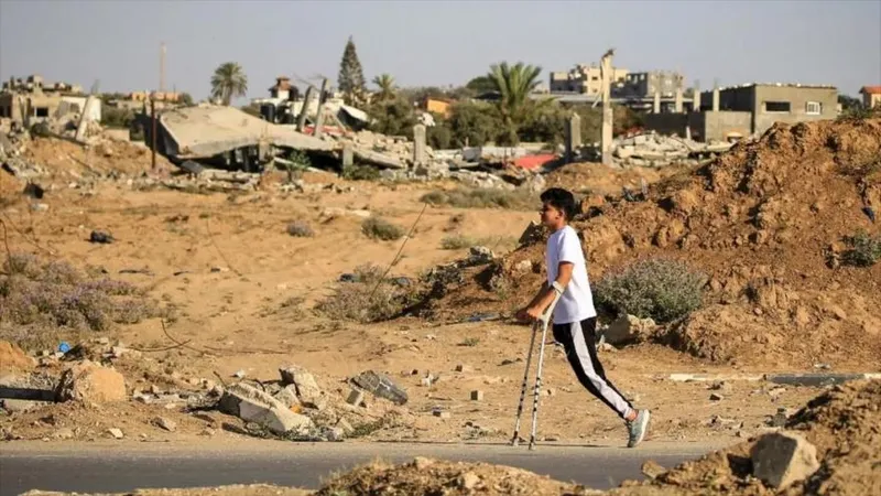 Euro-Med: 10 000 niños perdieron una pierna en genocidio israelí conta Gaza