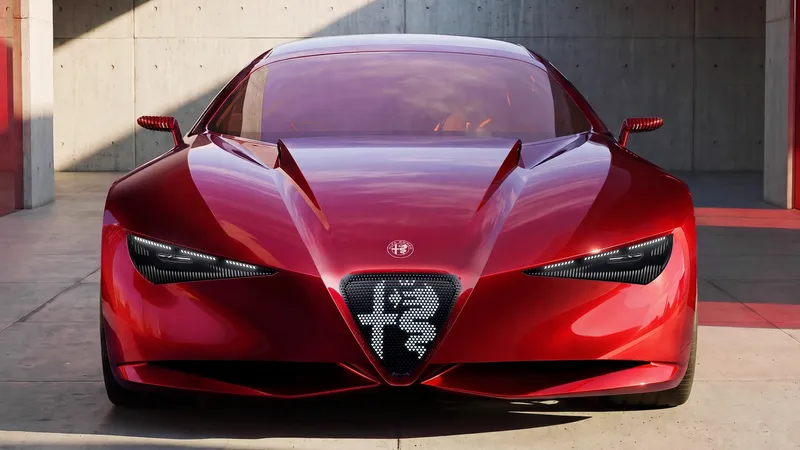 4,7 metros de largo y un diseño espectacular: Alfa Romeo rechaza la plena electrificación y presenta el híbrido del futuro