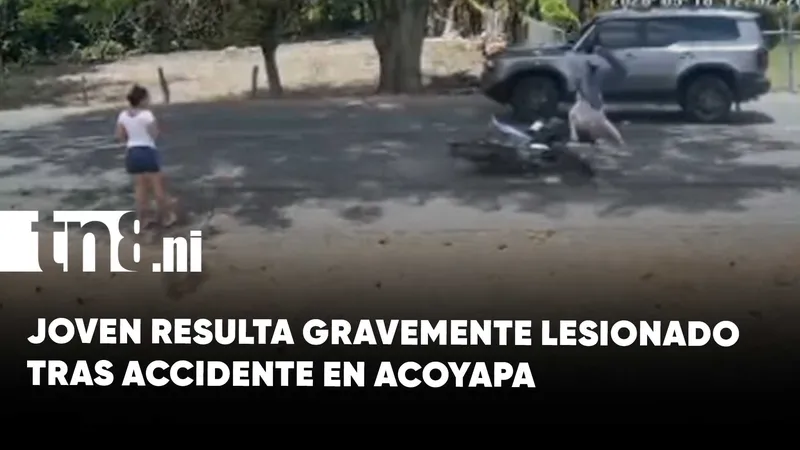 Joven queda grave tras ser atropellado por motocicleta en Acoyapa