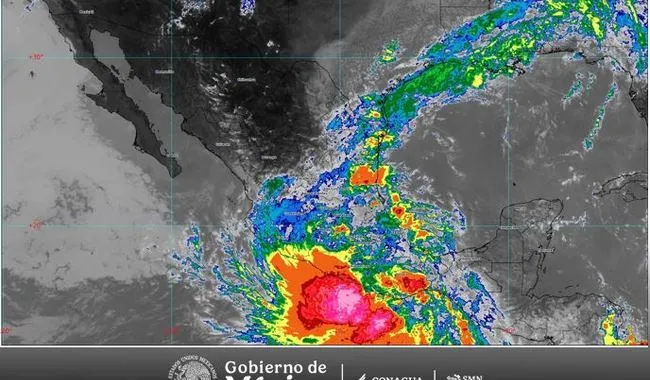 Tormenta tropical Boris impactará sureño estado de México