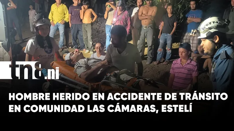 Peatón resulta lesionado tras ser atropellado por motocicleta en Estelí