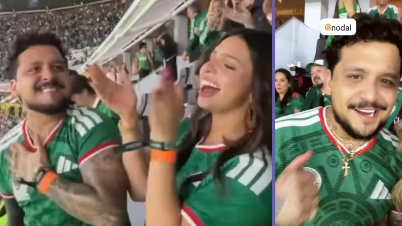 Ángela Aguilar “olvida” su 25% argentino: se pone la camiseta de México para gritar: "¿Y si sí?”