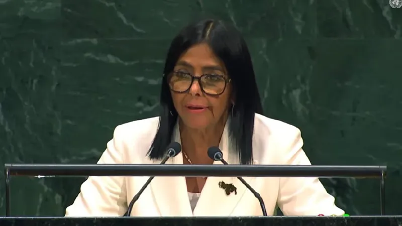Delcy Rodríguez defiende ante la ONU el acuerdo petrolero con EEUU