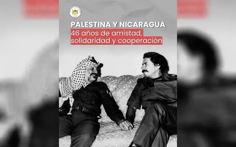 Embajada de Palestina recuerda visita del líder palestino Yasser Arafat a Nicaragua
