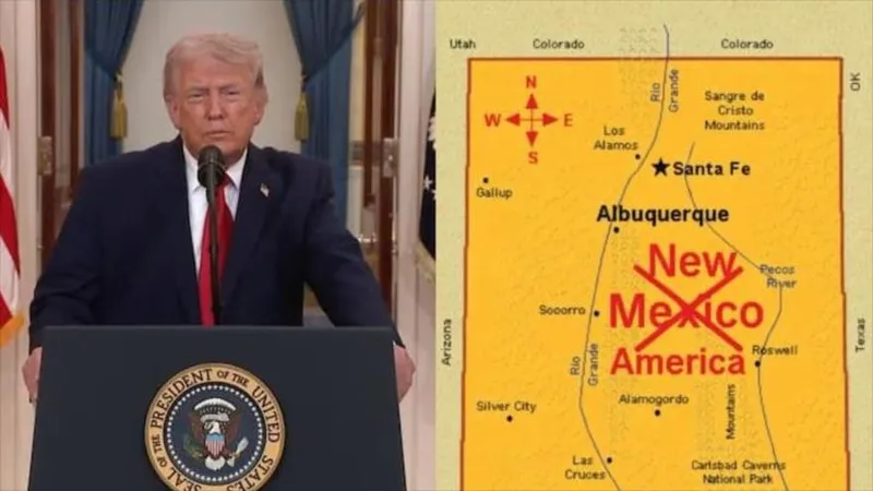 Trump vuelve a insistir en que Nuevo México pase a llamarse Nueva América