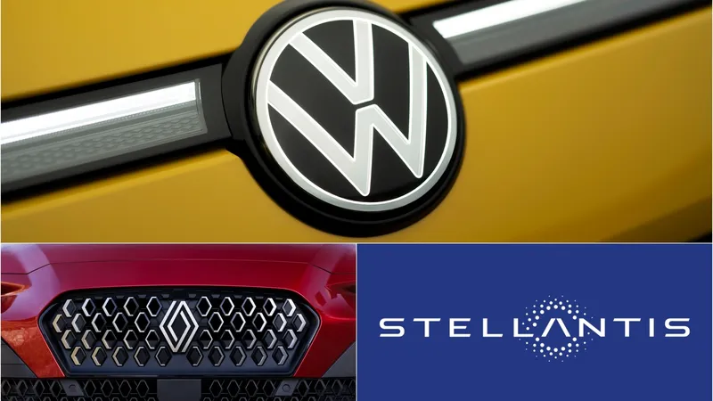 Volkswagen, Renault y Stellantis unen sus fuerzas para plantar cara a su mayor enemigo común: la Unión Europea