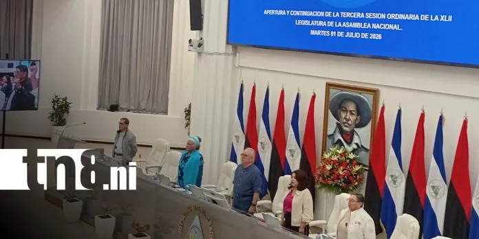 Asamblea Nacional conmemora el inicio de Julio Victorioso, mes de la Revolución en Nicaragua