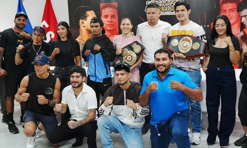 Todo listo para la gran velada boxística de Güegüense Promotions