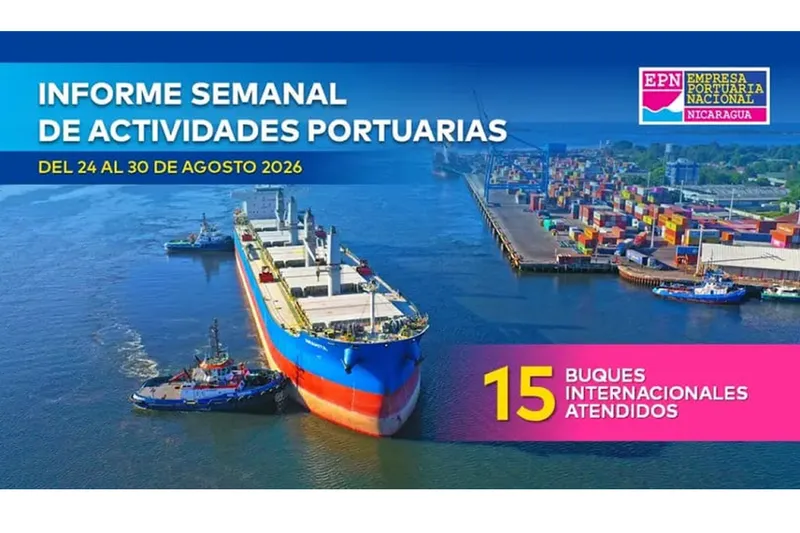Aumenta carga movilizada en las terminales portuarias de Nicaragua