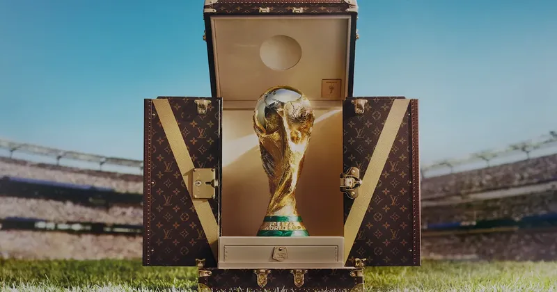 Así es el baúl de Louis Vuitton que resguarda la Copa del Mundo