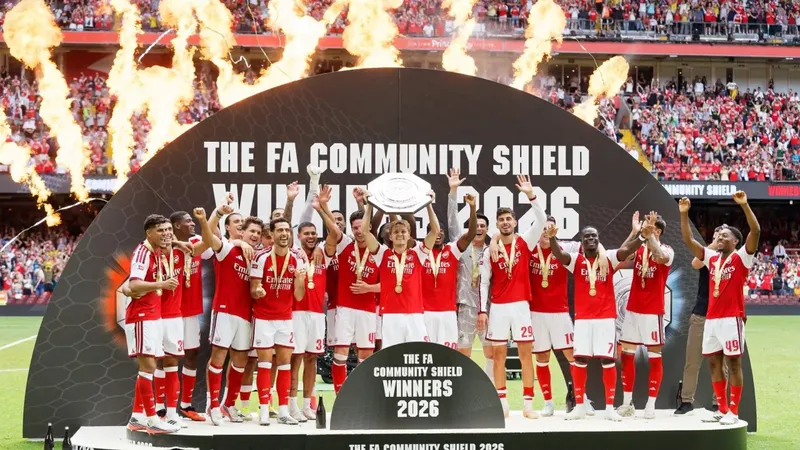 El Arsenal se queda categóricamente con el primer título de la temporada en Inglaterra