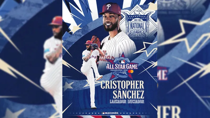 Cristopher Sánchez encabezará el Juego de Estrellas 2026 junto a Dylan Cease de la MLB