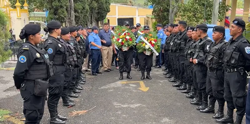 Matagalpa: honran a oficiales caídos por su entrega y valentía
